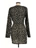 MNG Animal Print Black Casual Dress Size 6 - photo 2