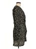 MNG Animal Print Black Casual Dress Size 6 - photo 4
