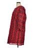 J.Crew 100% Polyester Plaid Red Casual Dress Size XL - photo 5