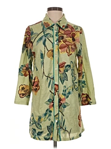 Soft Surroundings Long Sleeve Button-Down Shirt (view 1)