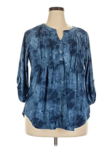 Notations 3/4 Sleeve Blouse (view 1)