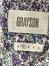 Grayson 100% Lyocell Floral Purple Long Sleeve Blouse Size Sm (2) - photo 7
