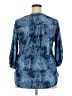 Notations Blue 3/4 Sleeve Blouse Size 2X - photo 2