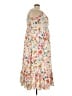 Torrid Floral Ivory Casual Dress Size 3X Plus (3) - photo 4