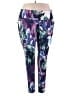 Tek Gear Print Purple Active Pants Size 3X - photo 1