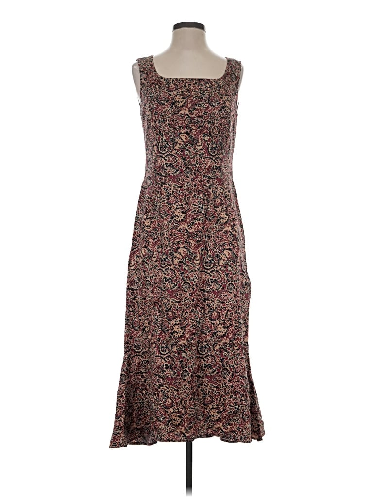 Pre-owned Peruvian Connection Casual Dress In Brown