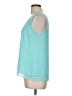 Halogen 100% Polyester Teal Sleeveless Top Size M - photo 5