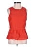 J.Crew Orange Sleeveless Blouse Size 00 (petite) - photo 1
