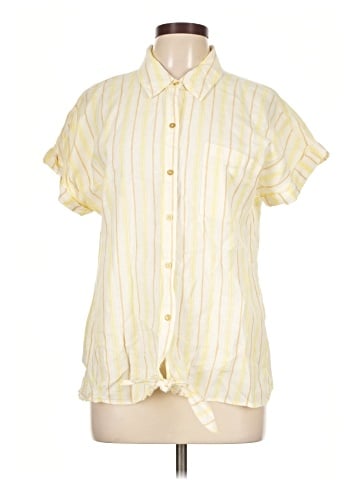 Ellen Tracy Short Sleeve Button-Down Shirt (view 1)