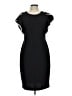 Calvin Klein Solid Black Cocktail Dress Size 10 - photo 1