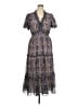 Max Studio 100% Polyester Paisley Purple Casual Dress Size XL - photo 1