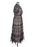 Max Studio 100% Polyester Paisley Purple Casual Dress Size XL - photo 4