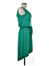 En Focus Studio Solid Green Casual Dress Size 6 - photo 4