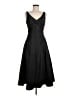 Only 100% Polyester Solid Black Cocktail Dress Size 8 - photo 1