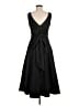 Only 100% Polyester Solid Black Cocktail Dress Size 8 - photo 2