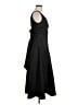 Only 100% Polyester Solid Black Cocktail Dress Size 8 - photo 4