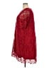 Nina Leonard 100% Polyester Print Red Cocktail Dress Size 3X - photo 5