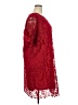 Nina Leonard 100% Polyester Print Red Cocktail Dress Size 3X - photo 4