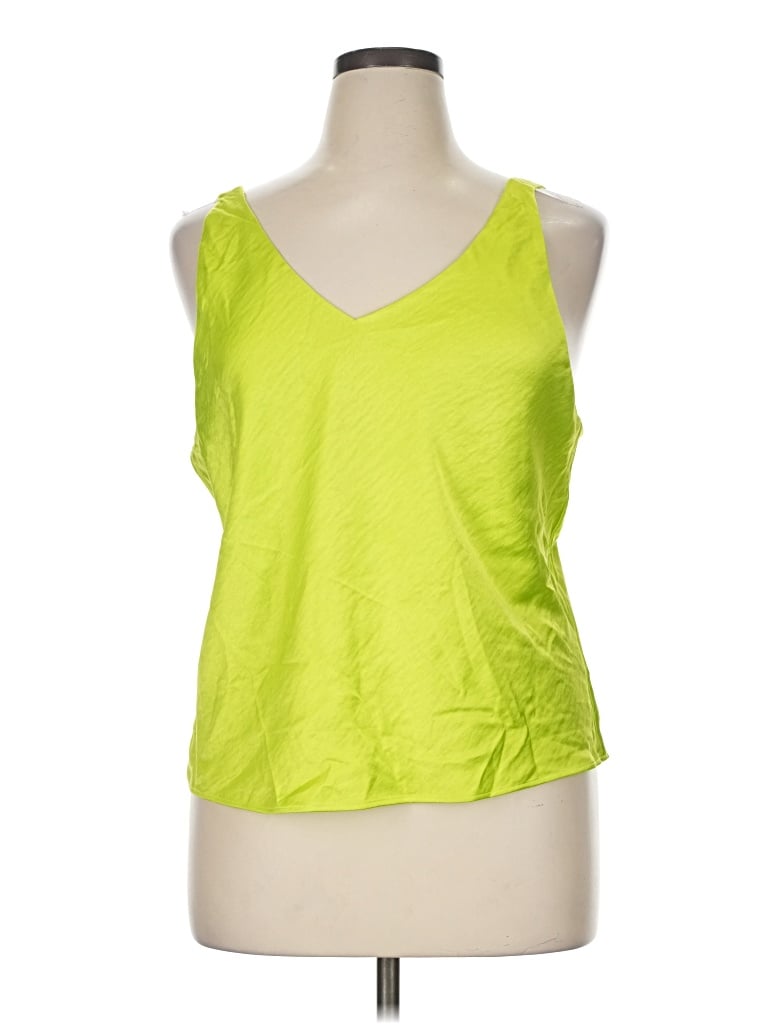 Pre-owned Wildfang Sleeveless Blouse In Green
