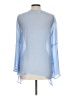 Spense Blue 3/4 Sleeve Blouse Size L - photo 2