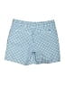 IZOD Checkered-gingham Blue Shorts Size 6 - photo 2