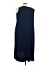 Catherines Solid Blue Casual Dress Size 3X - photo 2