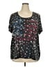 Avenue Stars Black Short Sleeve T-Shirt Size 26 - 28 Plus - photo 1
