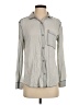 Talula 100% Rayon Gray Long Sleeve Button-Down Shirt Size S - photo 1