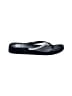 Yellow Box Black Flip Flops Size 6 1/2 - photo 1