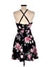 Speechless Floral Black Pink Cocktail Dress Size 7 - photo 2