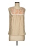 THML Tan Sleeveless Blouse Size M - photo 1