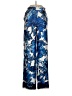 MNG 100% Polyester Print Blue Casual Pants Size S - photo 1