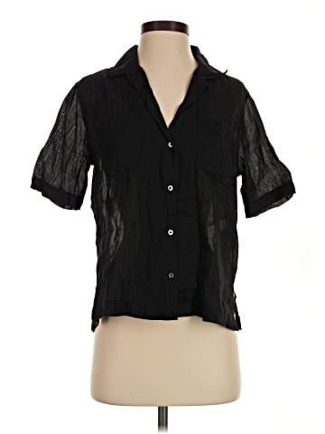 James Perse Short Sleeve Blouse (view 1)