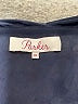 Parker 100% Polyester Black Blue Sleeveless Blouse Size XS - photo 7