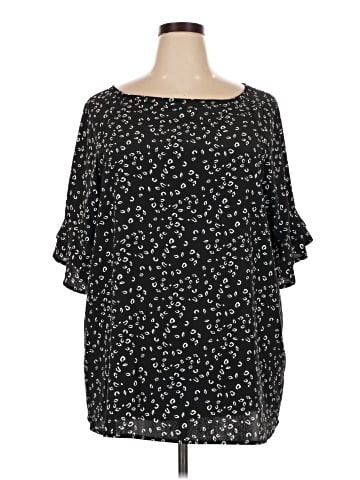 Oddi 3/4 Sleeve Blouse (view 1)