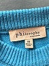 Philosophy Republic Clothing Solid Blue Pullover Sweater Size XS - photo 7