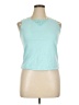 Basic Editions 100% Cotton Teal Sleeveless T-Shirt Size XL - photo 1