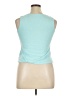 Basic Editions 100% Cotton Teal Sleeveless T-Shirt Size XL - photo 2