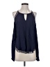 Astr Blue Sleeveless Blouse Size S - photo 1