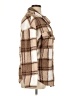 Charlotte Russe 100% Polyester Plaid Brown Coat Size XL - photo 4