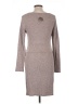 Pink Blush Gray Casual Dress Size L - photo 2