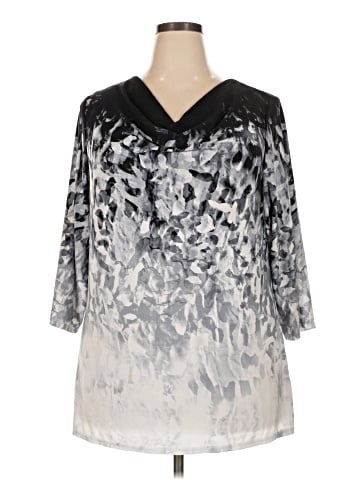 Roz & Ali 3/4 Sleeve Blouse (view 1)