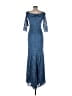 Xscape Blue Cocktail Dress Size 6 - photo 2