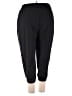 BLOOMCHIC 100% Polyester Solid Black Track Pants Size 18 - photo 2