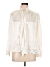 Tess 100% Polyester Ivory Long Sleeve Blouse Size 10 - photo 1