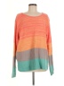 ASOS Color Block Orange Pullover Sweater Size M - photo 1