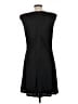 Express 100% Polyester Solid Black Cocktail Dress Size Lg Petite - photo 2