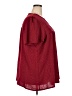 Assorted Brands 100% Polyester Burgundy Short Sleeve Blouse Size 5XL - photo 4