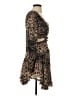 Zimmermann Animal Print Brown Cocktail Dress Size 4 (0) - photo 4
