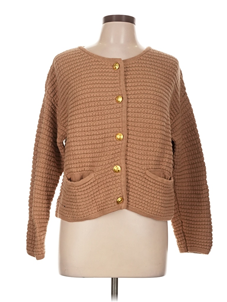 Pre-owned Gap Cardigan Sweater In Brown
